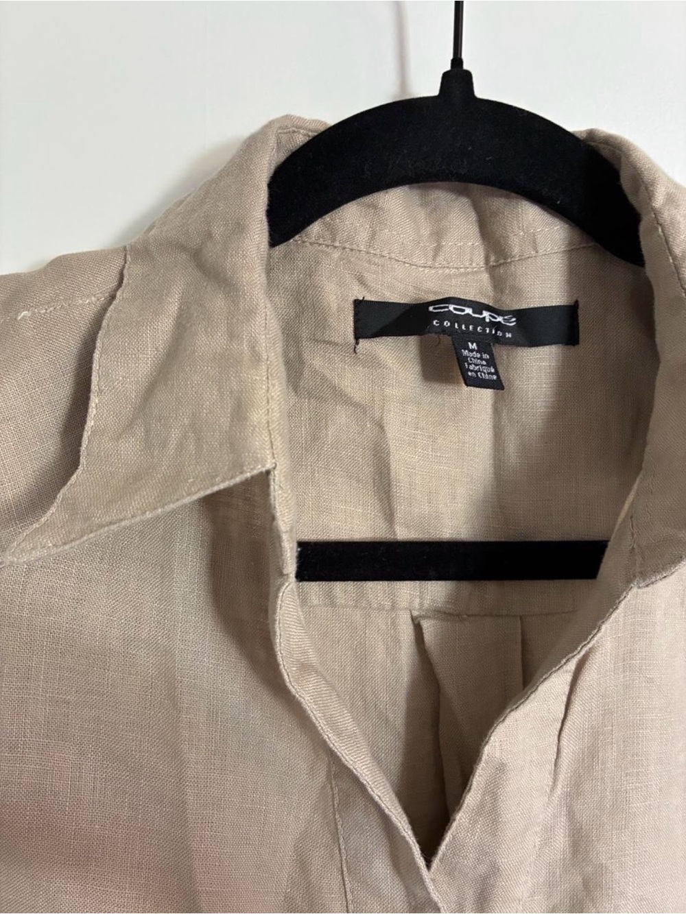 Coupe Linen Blouse Medium Lagenlook - Picture 5 of 8